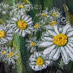 'The Field where the Daisies are' - original sold - card